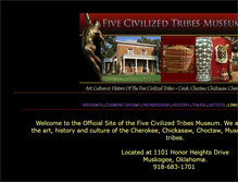 Tablet Screenshot of fivetribes.org